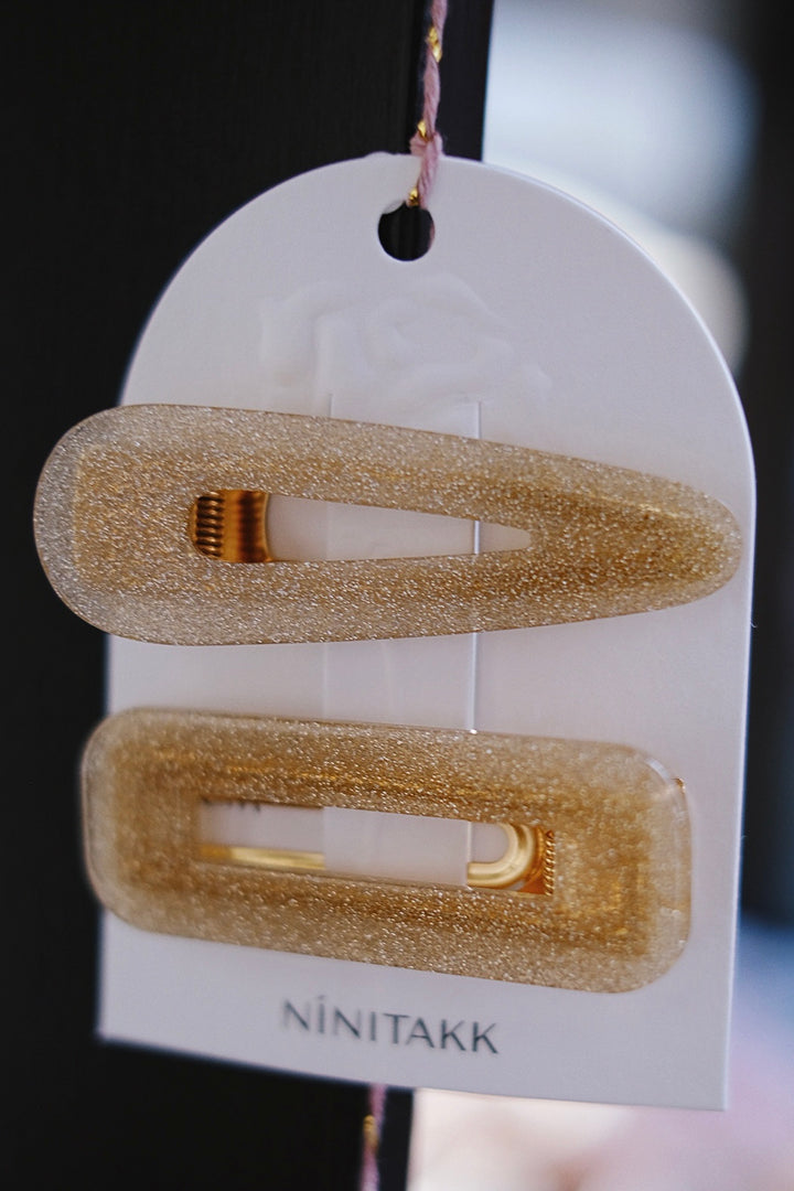 2-piece Hair Clip Set - Summer Jelly