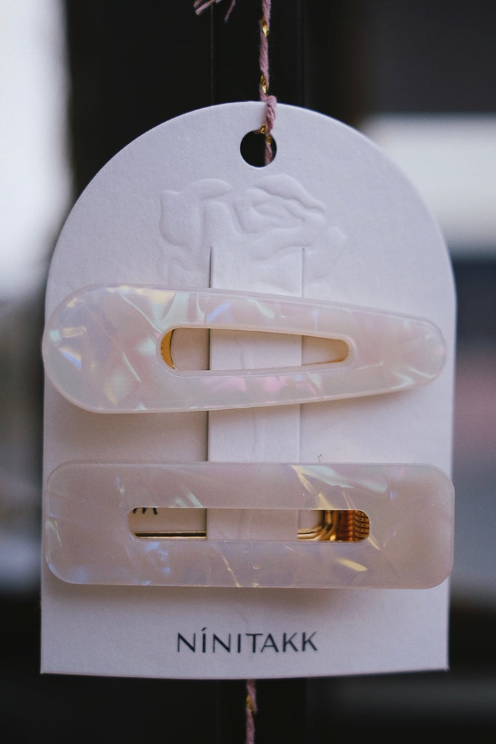 2-piece Hair Clip Set - Summer Jelly