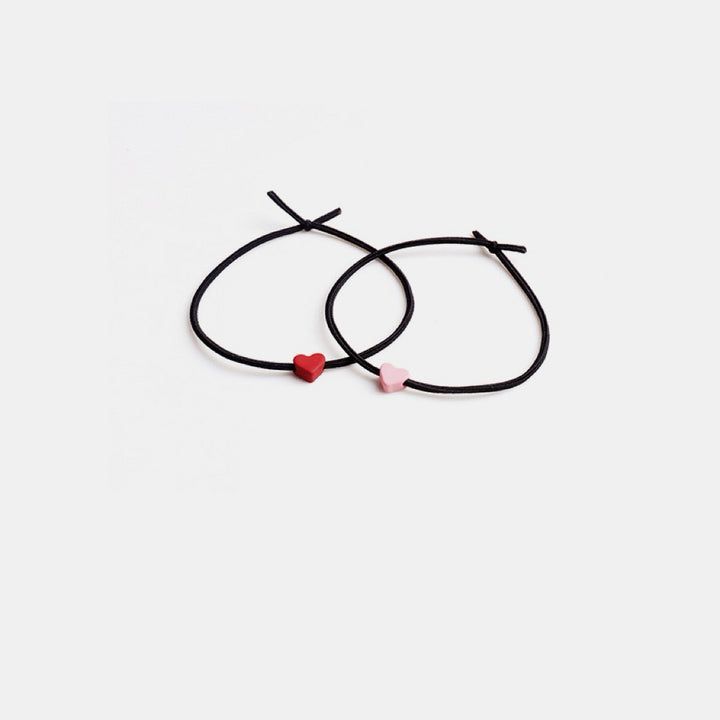 These cute hair ties can double as bracelets for young girls.