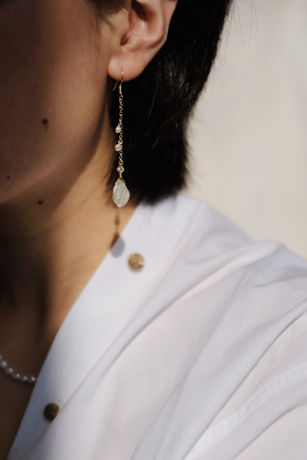The ethereal Enchanted Woodland Hook Earrings are a perfect gift for a loved one.
