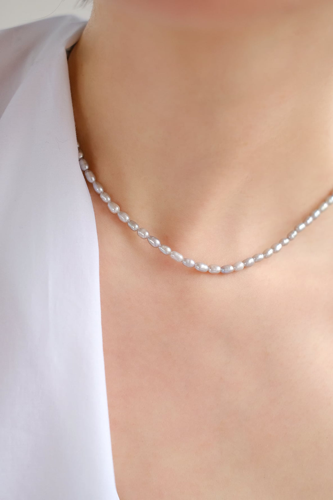 Enjoy each pearl's unique shape and subtle shimmer.