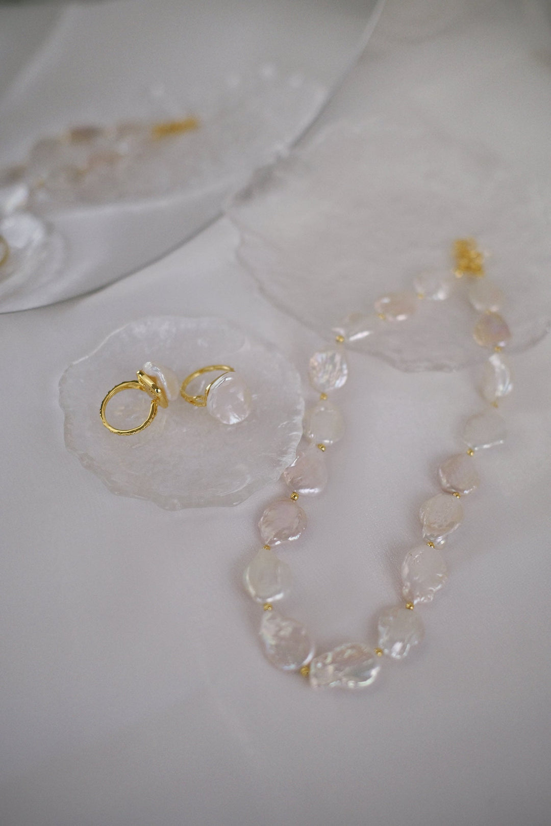 You can pair this necklace with our baroque pearl rings for a cohesive look.