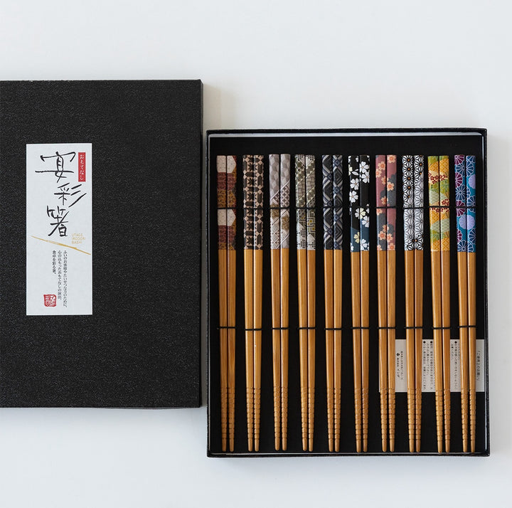 Japanskt matpinnasett – Fjórar árstíðir, 10 pör