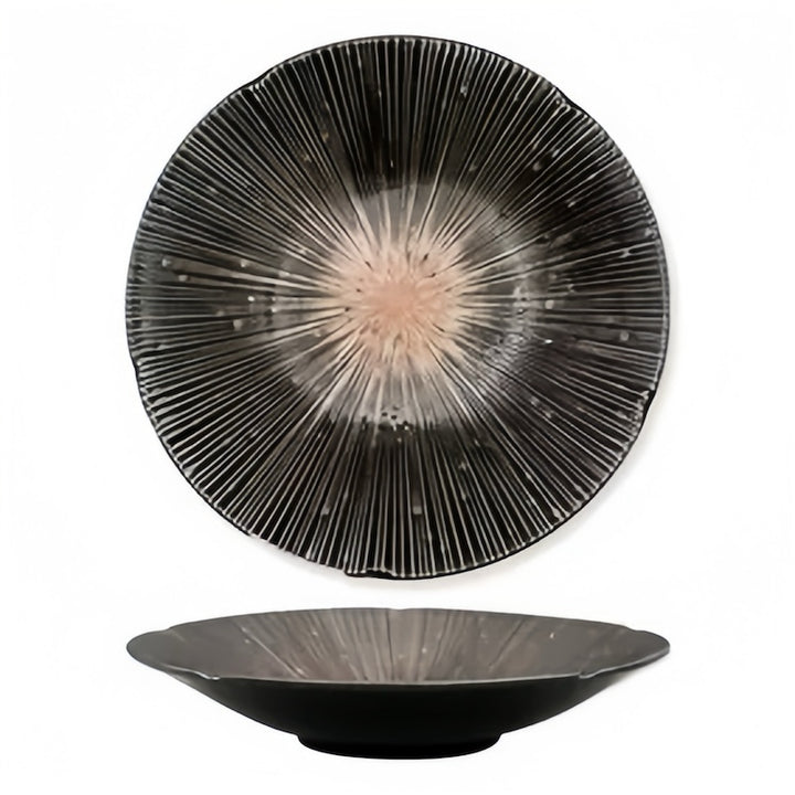 Flower in the Wind - Handcrafted Japanese Ceramic Plates | Elegant Design, Premium Quality