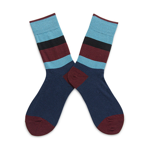 Experience the perfect blend of contemporary design and premium comfort with this pair of stylish socks for men.