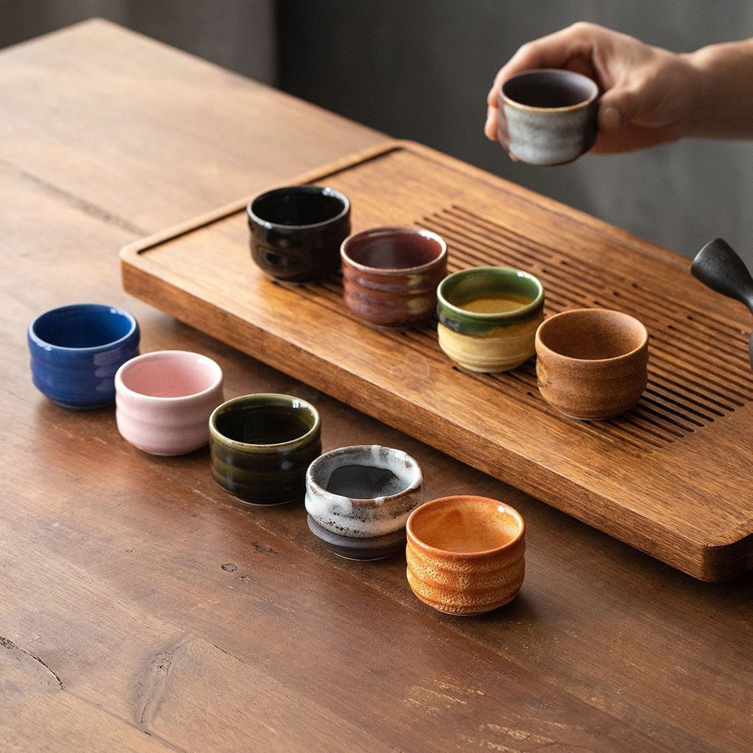 Handcrafted Japanese Minoyaki Tea/Espresso Cup Set of 10 – Nínitakk