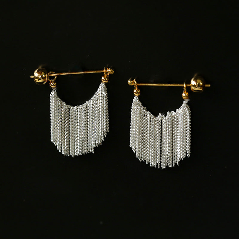 These earrings add a subtle touch of bling to a casual look.